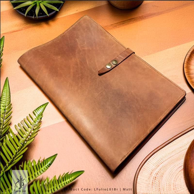 Personalized Leather Portfolio with Ipad Sleeve, Business Folder, Organizer Folder, Gift for Father/Boss/Special.