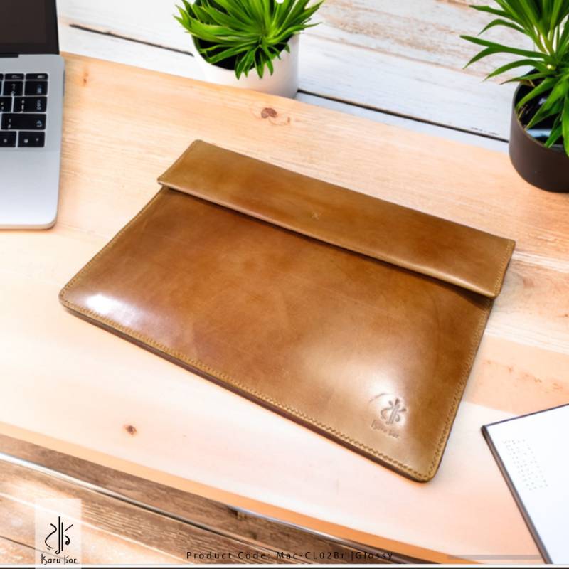 Personalized Handmade Laptop Cover, Leather Sleeve, Laptop Leather Case, Leather Laptop pouch.(Horizontal)