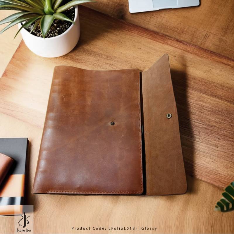 Personalized Leather Portfolio, Handmade Schedule Folio, Business Folder, Organizer Folder, Gift for Father/Boss/Special.