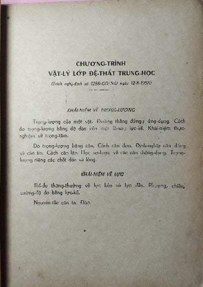VẬT LÝ ĐỆ NHẤT TRUNG HỌC