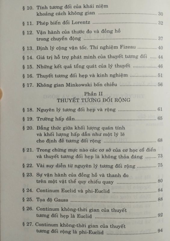 THUYẾT TƯƠNG ĐỐI RỘNG VÀ HẸP