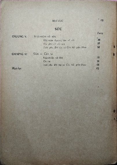 VẬT LÝ ĐỆ NHẤT TRUNG HỌC