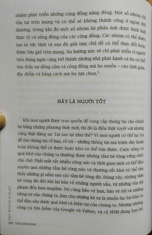THẾ GIỚI PHẲNG