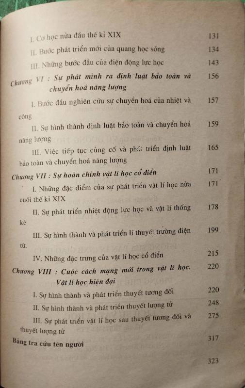 LỊCH SỬ VẬT LÍ HỌC