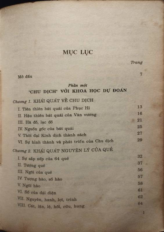 CHU DICH VỚI DỰ ĐOÁN HỌC