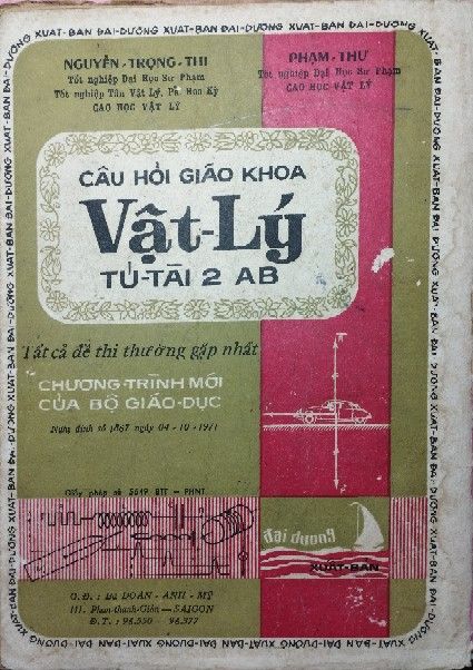 CÂU HỎI GIÁO KHOA VẬT LÝ TÚ TÀI 2 AB