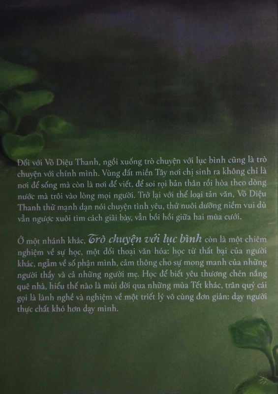 TRÒ CHUYỆN VỚI LỤC BÌNH