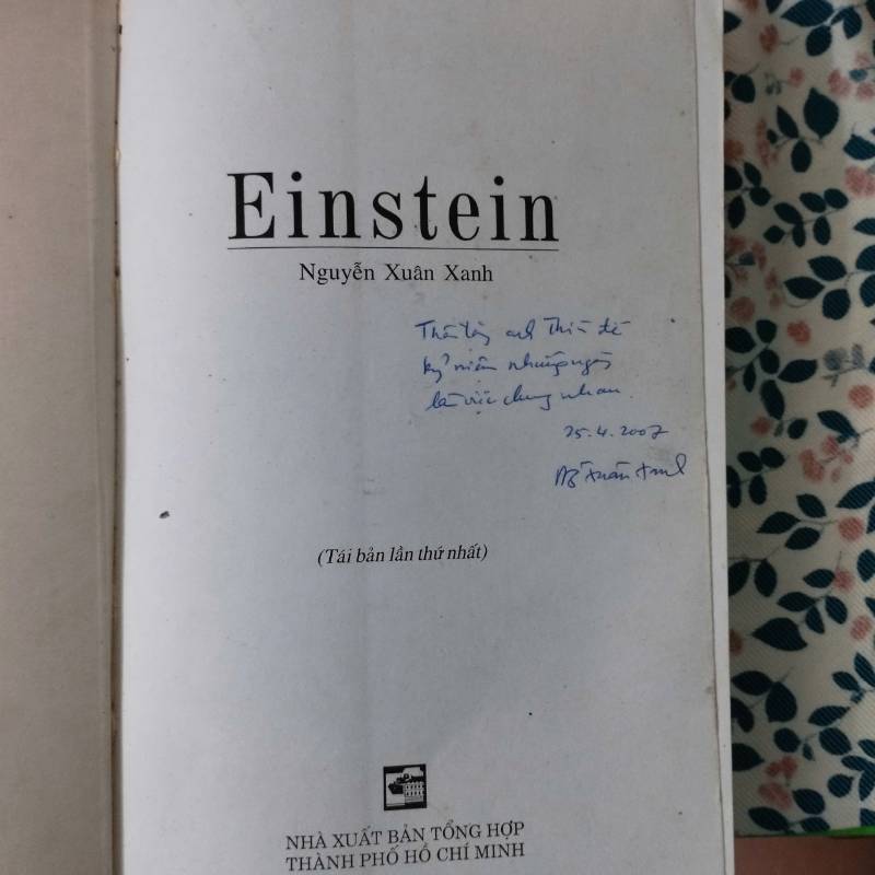 EINSTEIN- BẢN IN ĐẦU