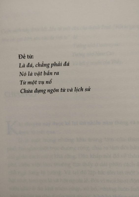 ĐI TÌM NHÂN VẬT - TẠ DUY ANH