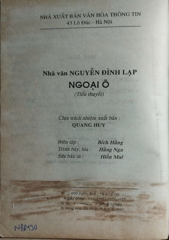 NGOẠI Ô NGUYỄN QUANG LẠP