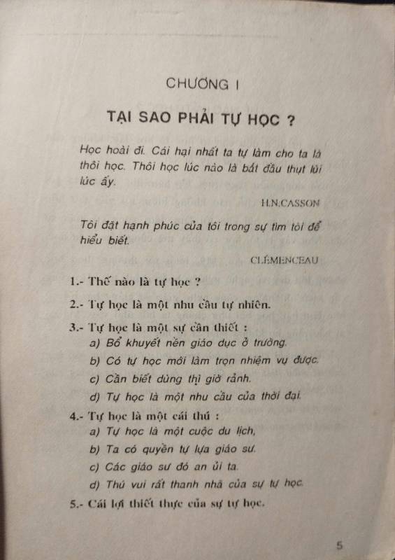 TỰ HỌC MỘT NHU CẦU THỜI ĐẠI