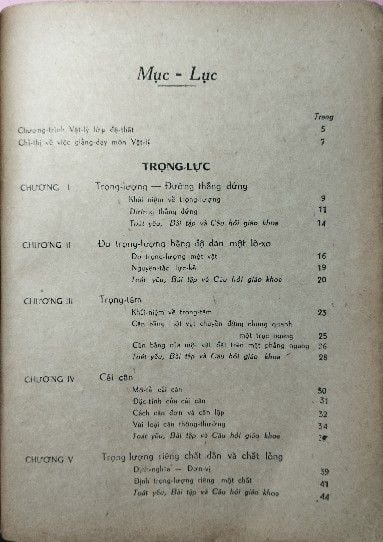 VẬT LÝ ĐỆ NHẤT TRUNG HỌC