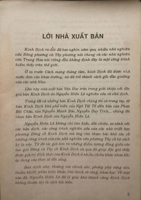 KINH DỊCH ĐẠO CỦA NGƯỜI QUÂN TỬ