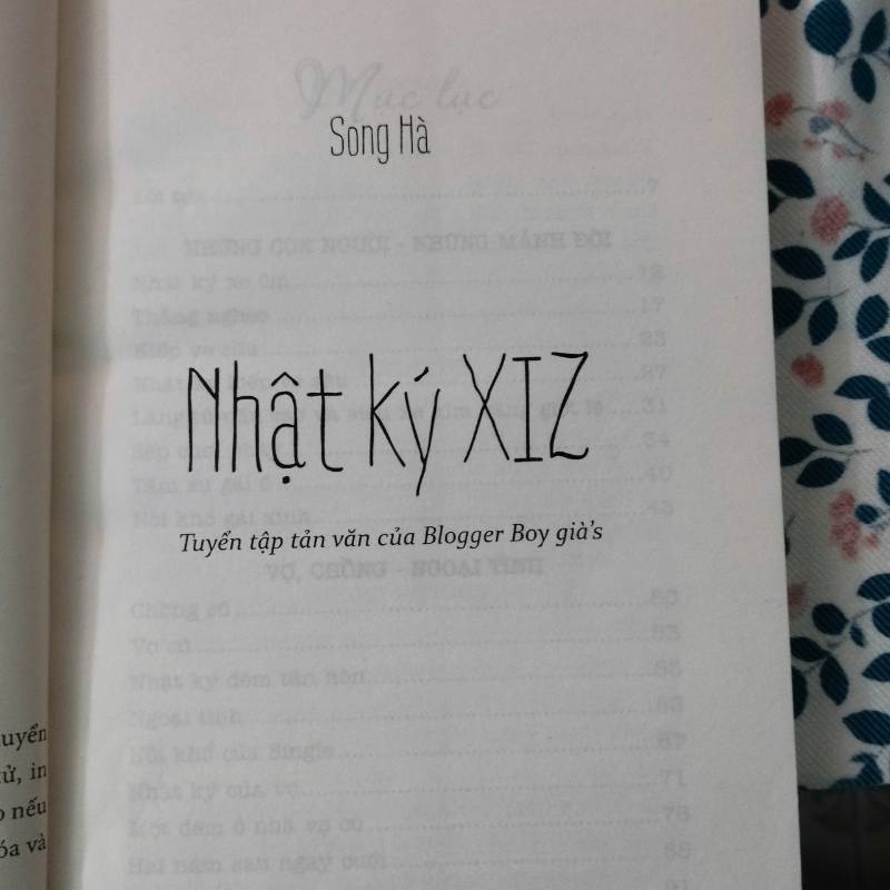 NHẬT KÝ XIZ-SONG HÀ
