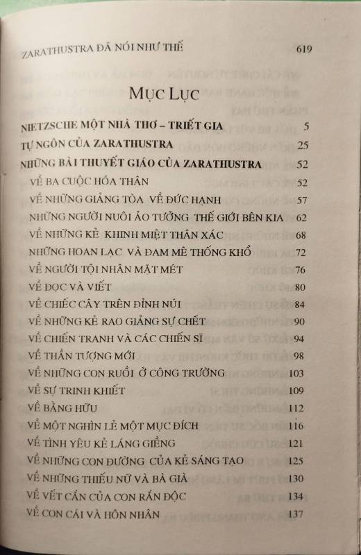 ZARATHUSTRA ĐÃ NÓI NHƯ THẾ
