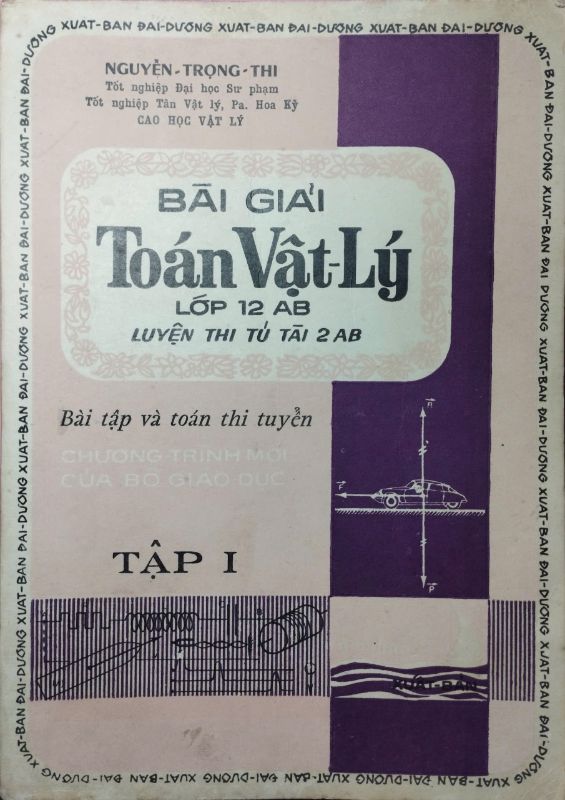BÀI GIẢI TOÁN VẬT LÝ LỚP 12 LUYỆN TÚ TÀI TẬP 1