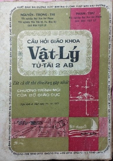 CÂU HỎI GIÁO KHOA VẬT LÝ TÚ TÀI 2 AB