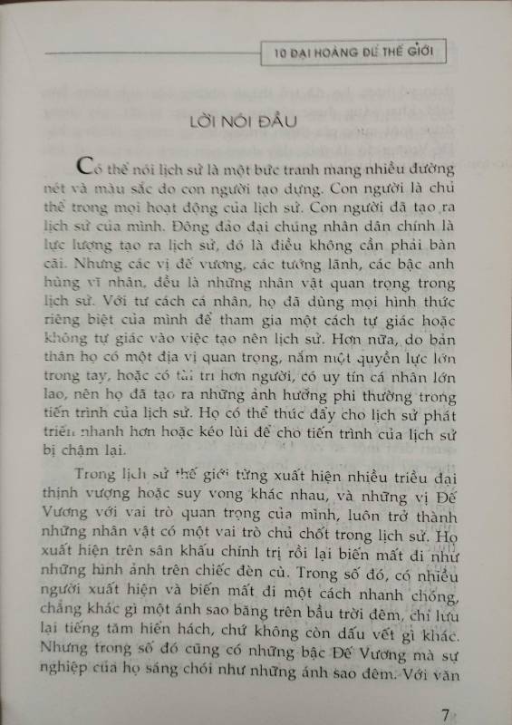 10 ĐẠI HOÀNG ĐẾ THẾ GIỚI 2 TẬP