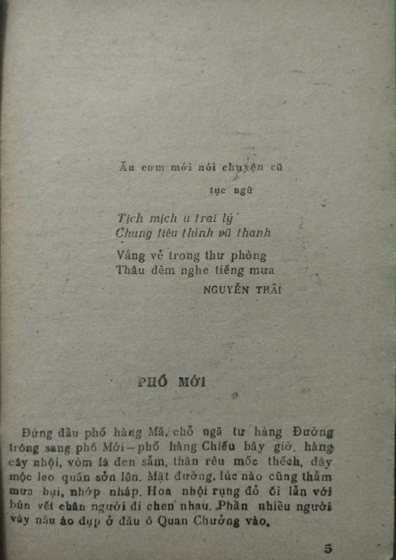 CHUYỆN CŨ HÀ NỘI