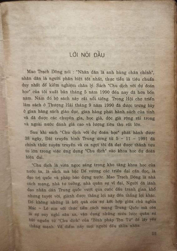 CHU DICH VỚI DỰ ĐOÁN HỌC
