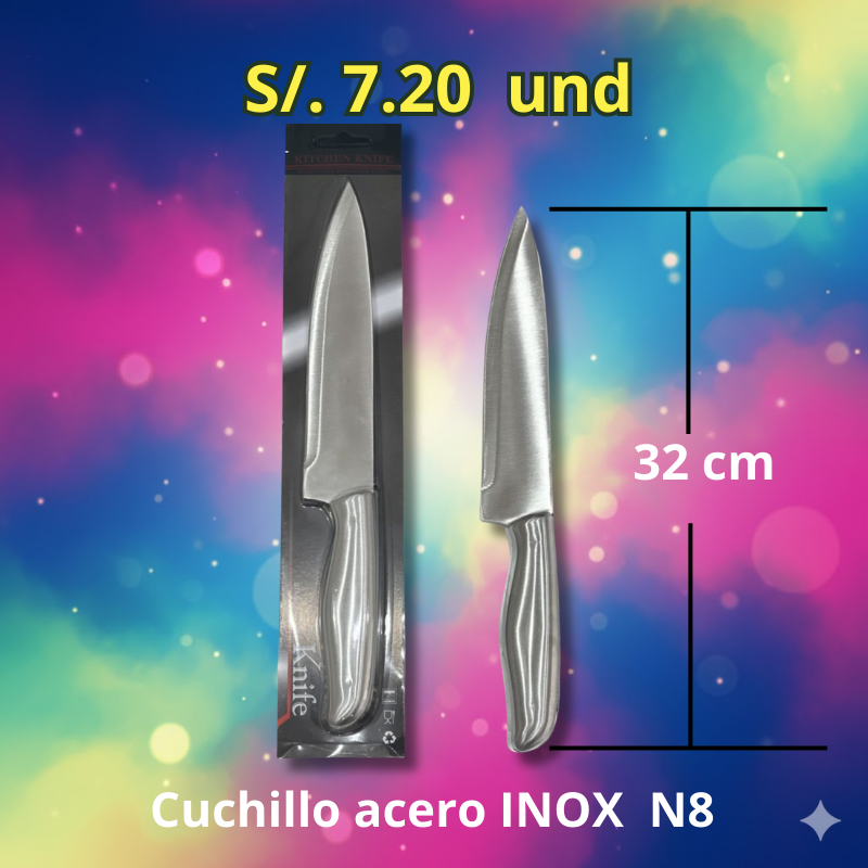 Cuchillo acero INOX  N8