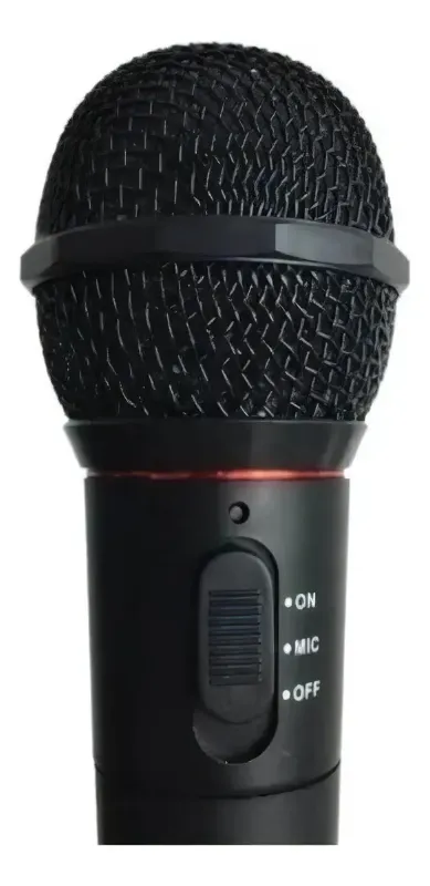 Micrófono inalámbrico y con cable Lelong LE-996w, color negro