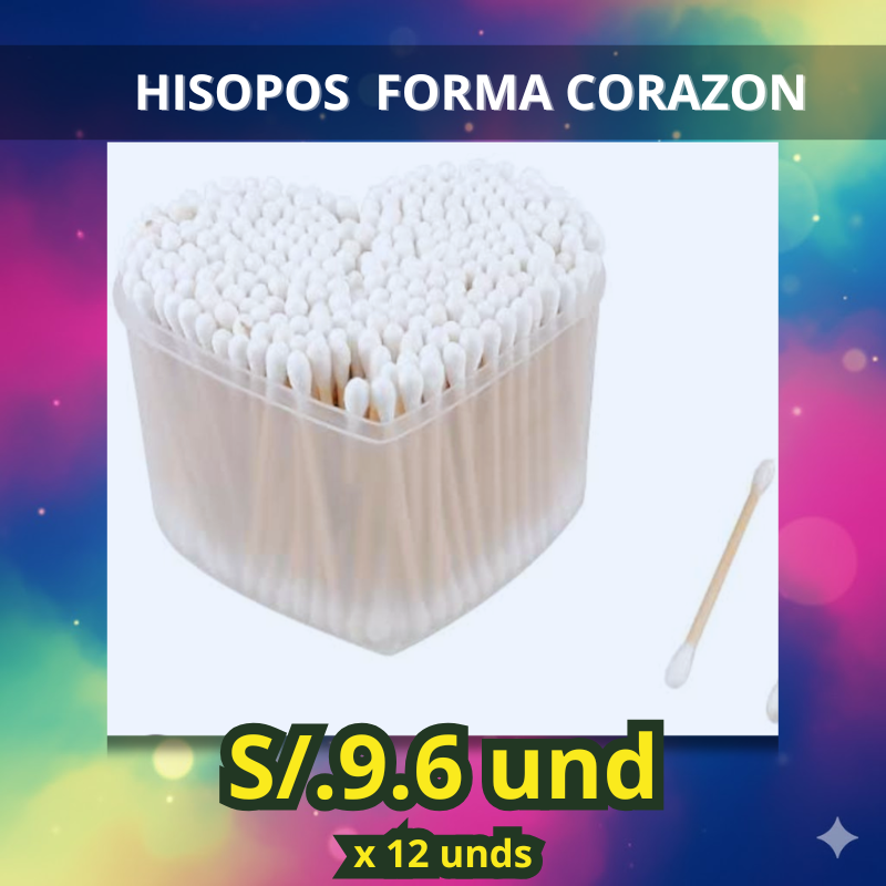 HISOPO FORMA CORAZÓN