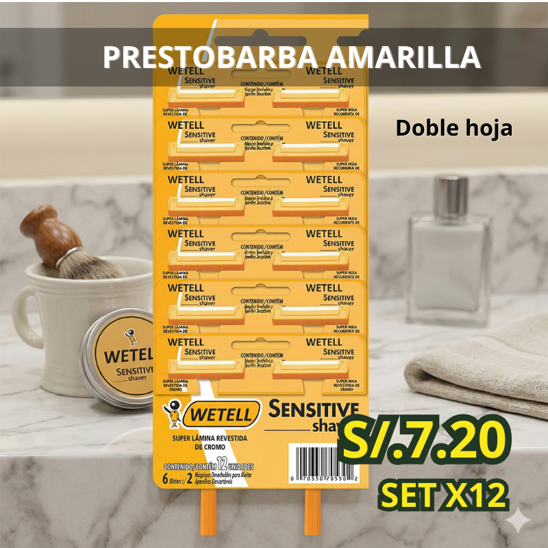 Prestobarba Amarilla