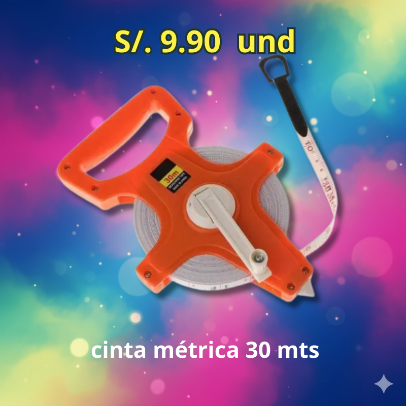 Cinta métrica 30 mts