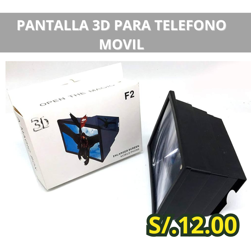 PANTALLA 3D PARA TELEFONO MOVIL