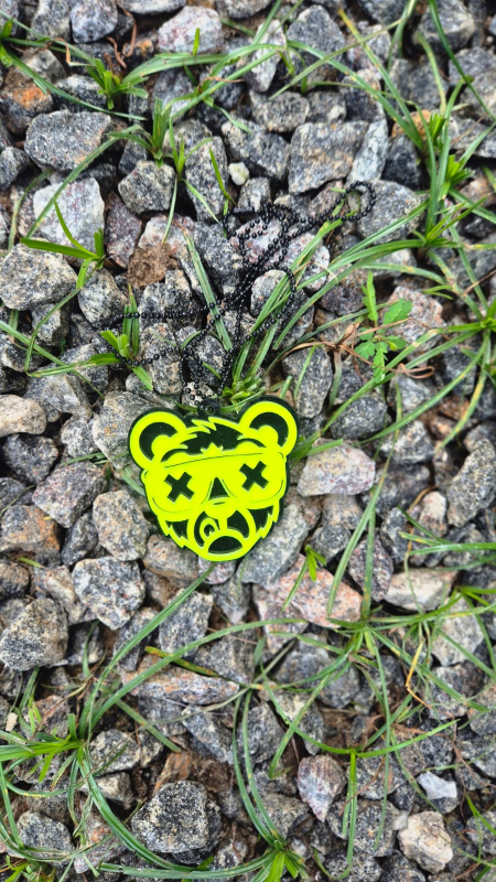 Bear Acrylic Car Mirror Hanger