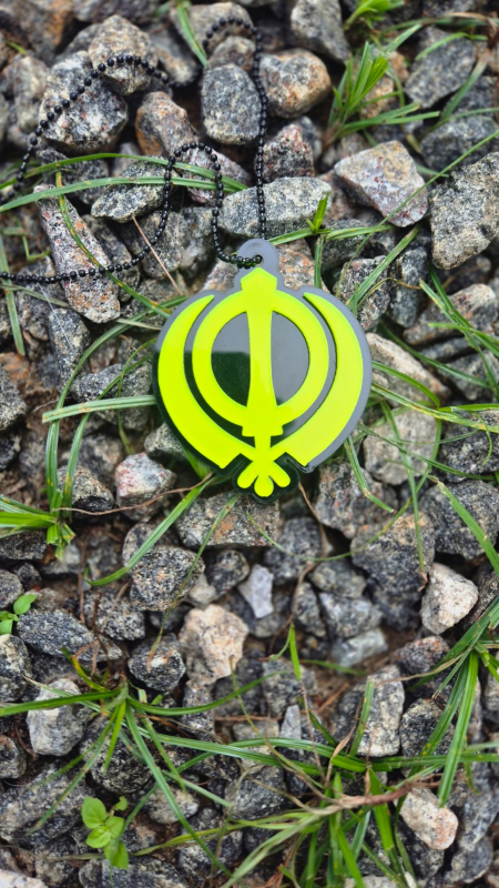 Divya Mantra Acrylic Car Mirror Hanger