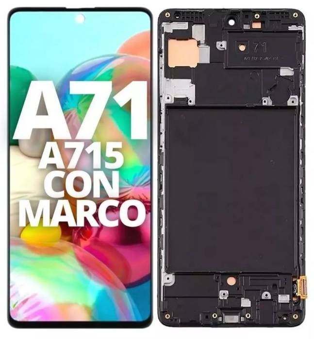 Modulo Samsung - A71 Hard Oled - Con marco - Small size - (MS091)