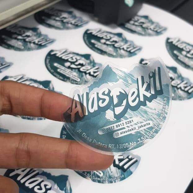 STIKER VINYL TRANSPARANT + CUTTING