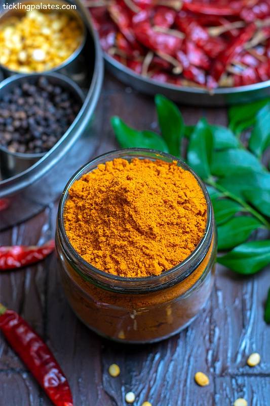 Sambar Podi
(సాంబార్ పొడి)