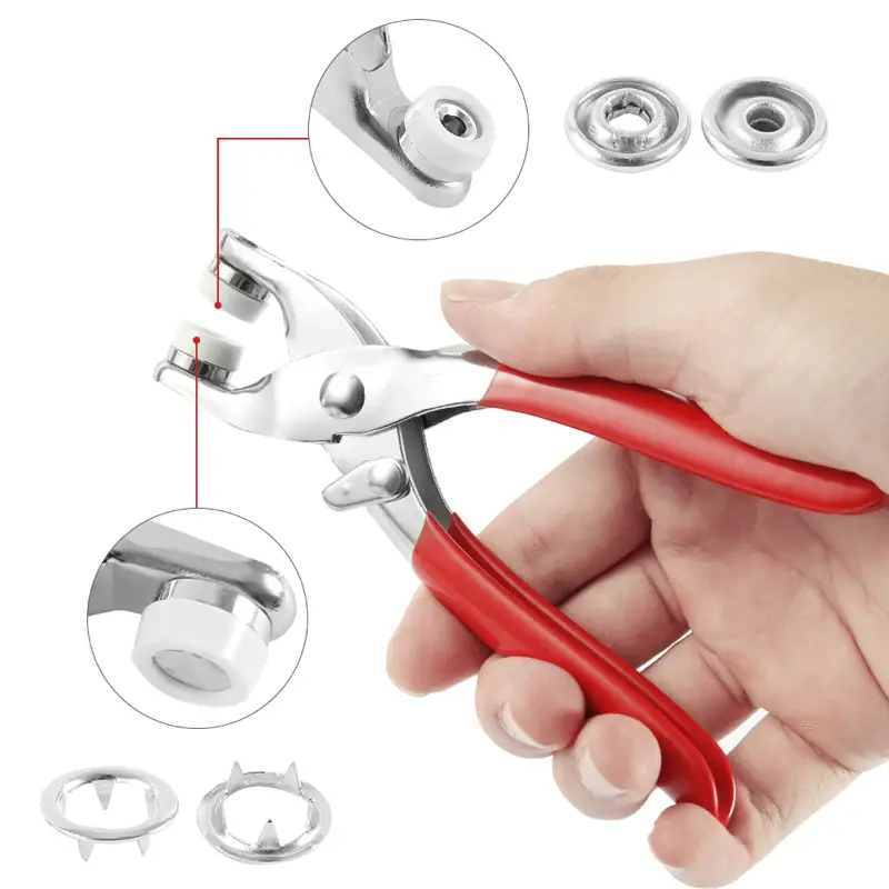 Button plier tool