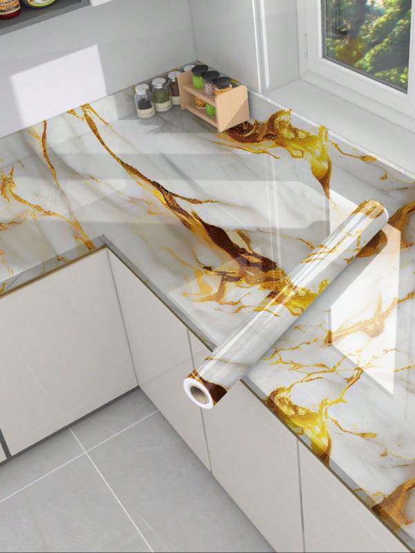 Oilproof PVC wallpaper ( Pack of 1 )
