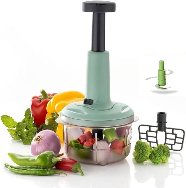 Manual handpush chopper