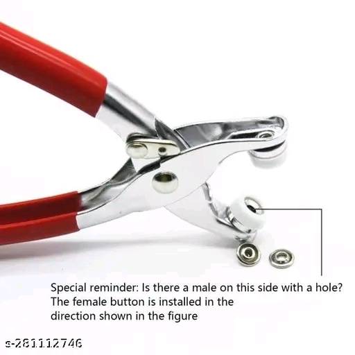 Button plier tool