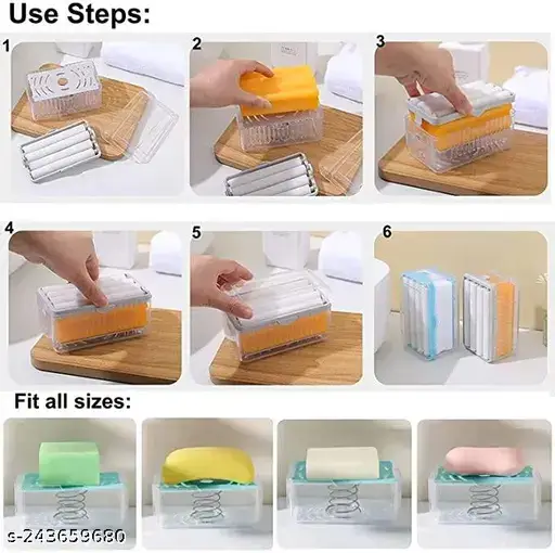 Multifunctional soap roller box