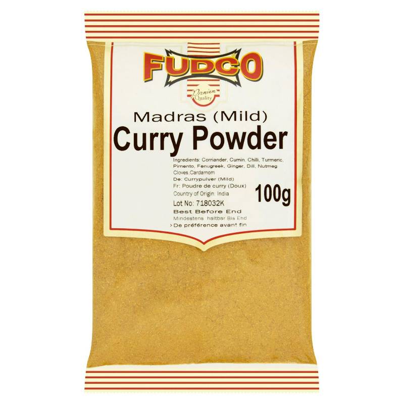 Fudco Curry Powder Madras Mild Js (100g)