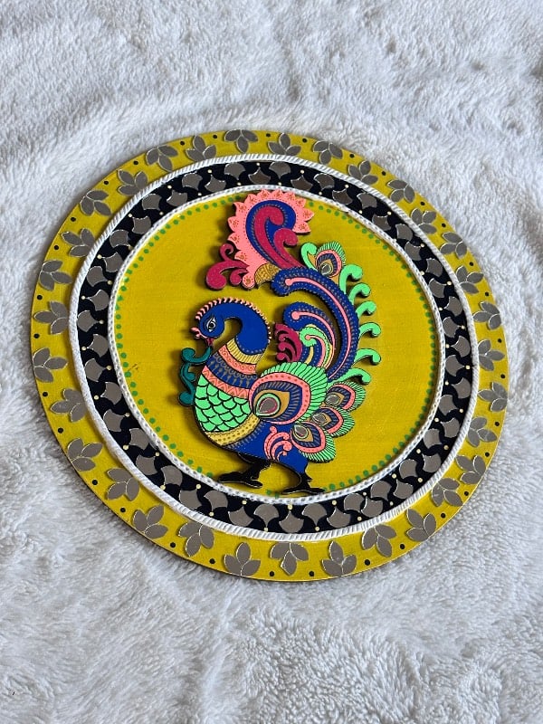Mor Handpainted Beautiful Wall Decor