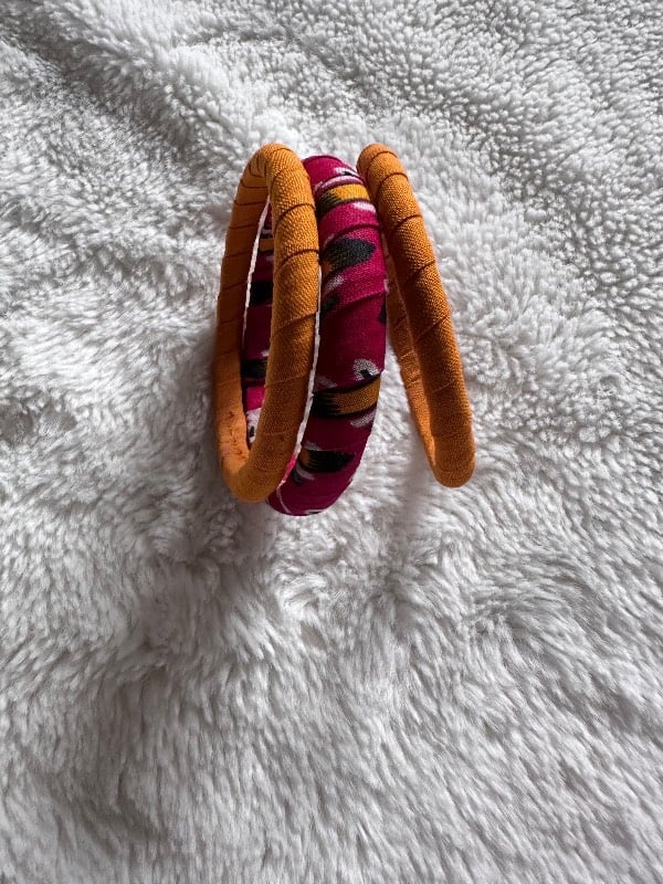 Fabric Boho Bangles 2-4