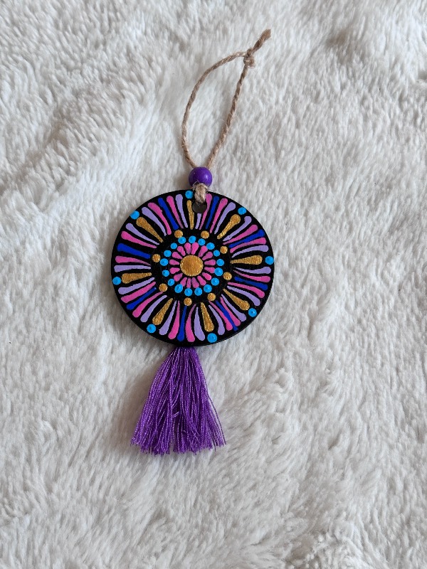 Mandala Car Dangler