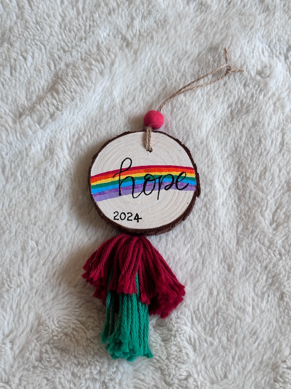 Hope Car Dangler
