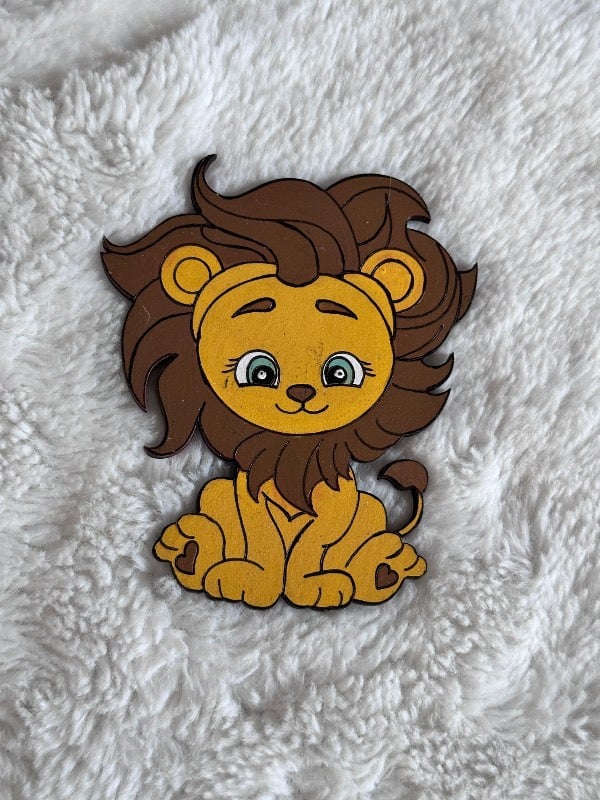Lion Fridge Magnet