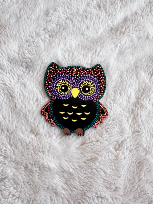 Owl Fridge Magnet