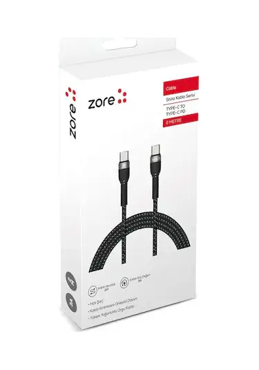 Zore Shira Serisi Type-C USB Kablo
