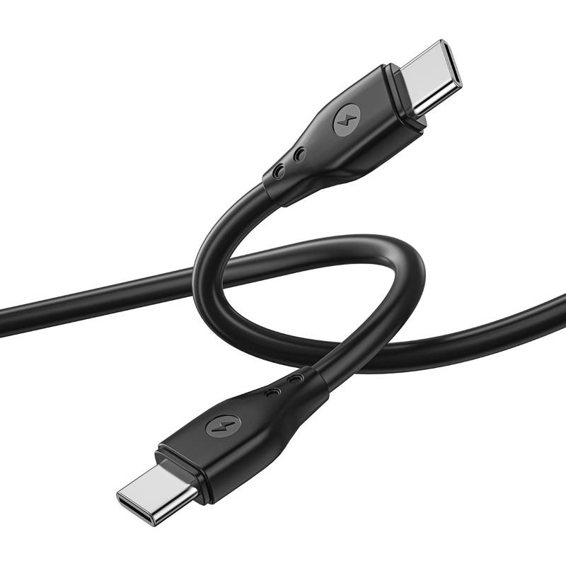 Wiwu Pioneer Wİ-C002 Ultra Esnek 67W Hızlı Şarj Özellikli Type-C To Type-C PD Kablo 1M Kablo