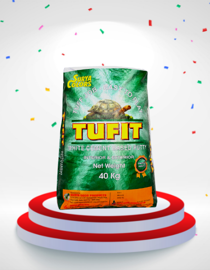 TUFIT WHITE CEMENT BASED PUTTY